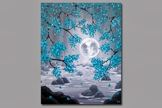 Paint Nite: Teal Moonrise